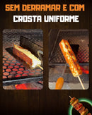Parimpé Aço Carbono Suporte Para Churrasco, Carnes, Queijos.