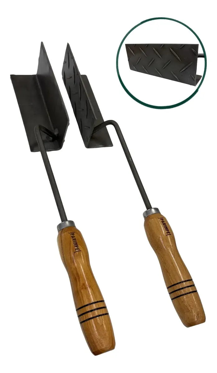 Parimpé Aço Carbono Suporte Para Churrasco, Carnes, Queijos.