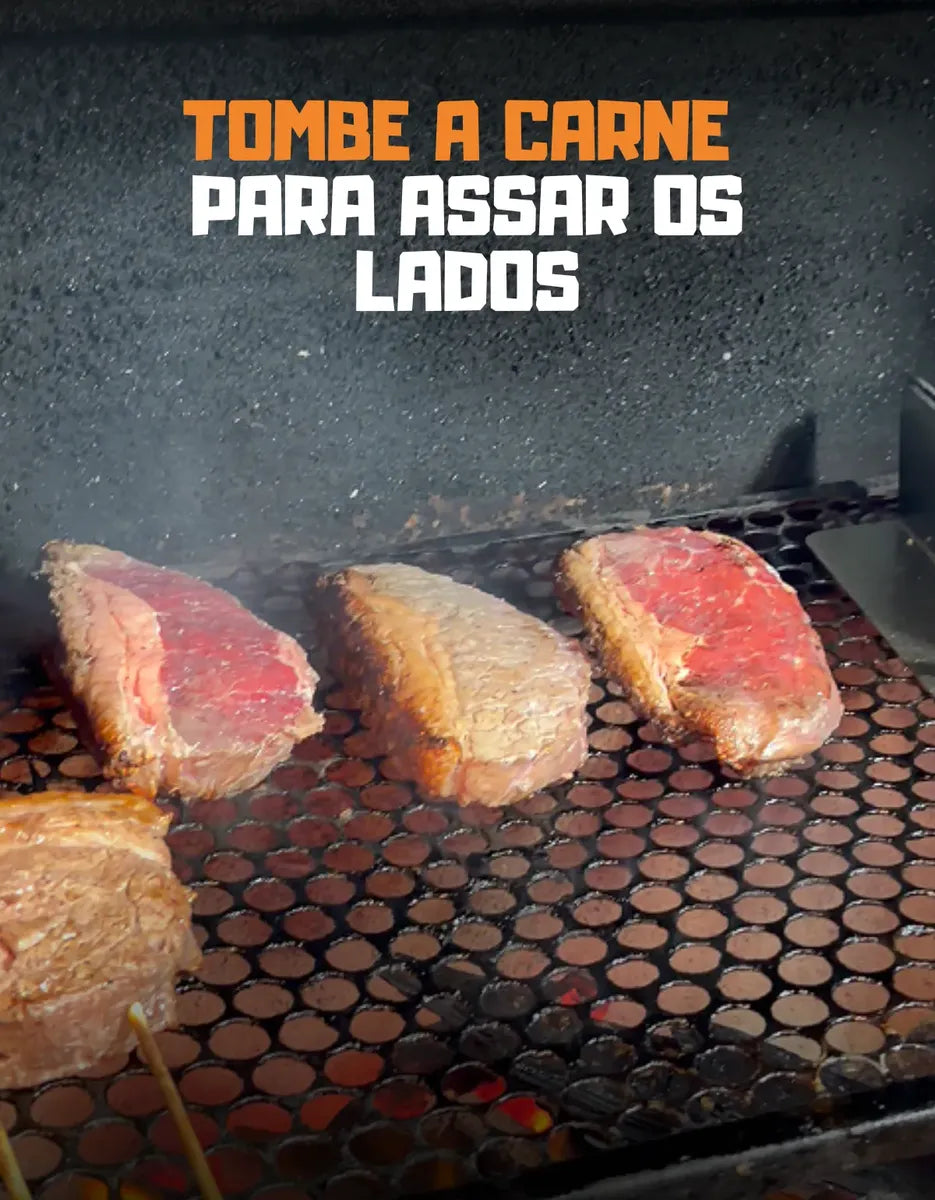Parimpé Inox Suporte Para Churrasco Carnes, Queijos, Frutas.